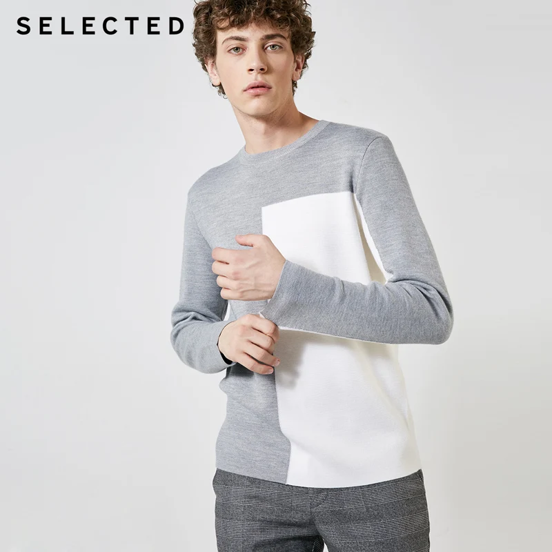 Выбранный новый осенне зимний шерстяной свитер с круглым вырезом и