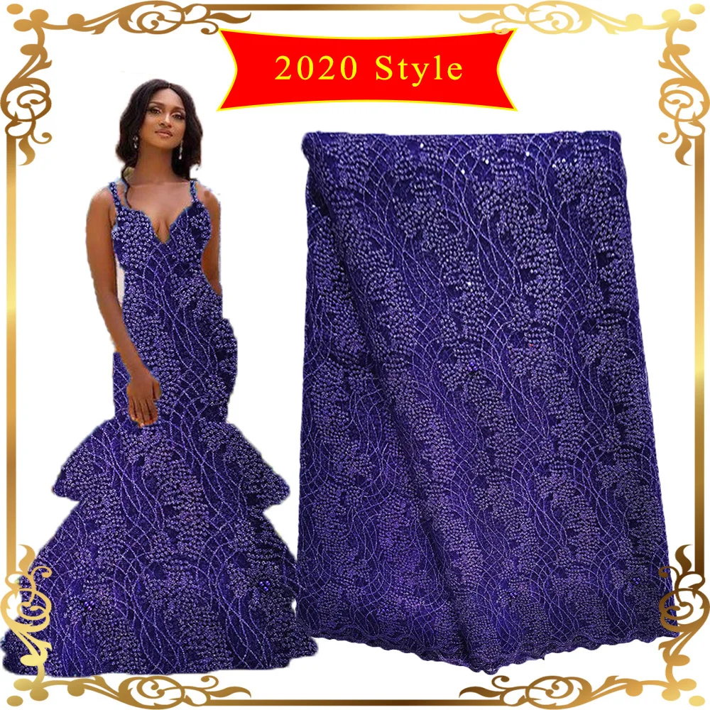 Африканское искусственное кружево 5 ярдов нигерийское Золотое