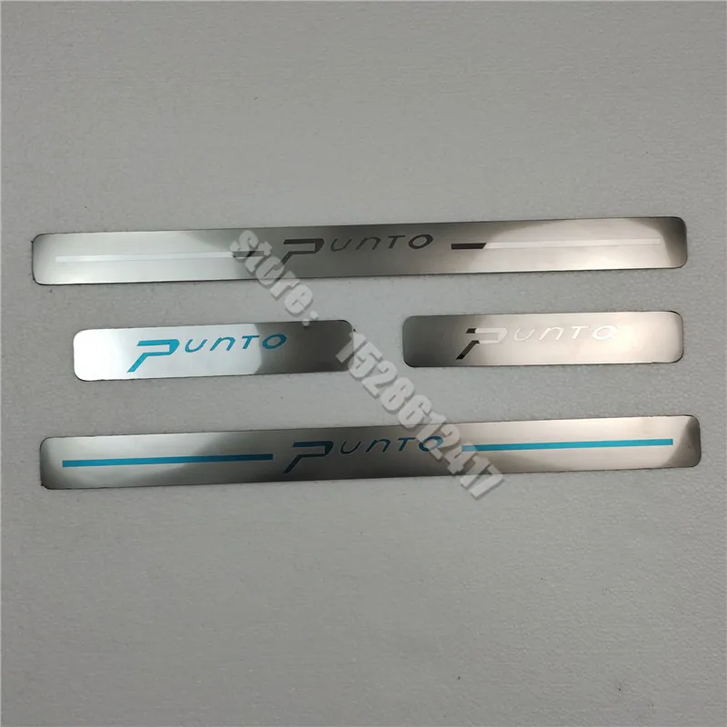 

For FIAT PUNTO 2012-2016 2017 2018 2019 Stainless Steel Scuff Plate/Door Sill Door Sill Scuff Plate Welcome Pedal Car-styling