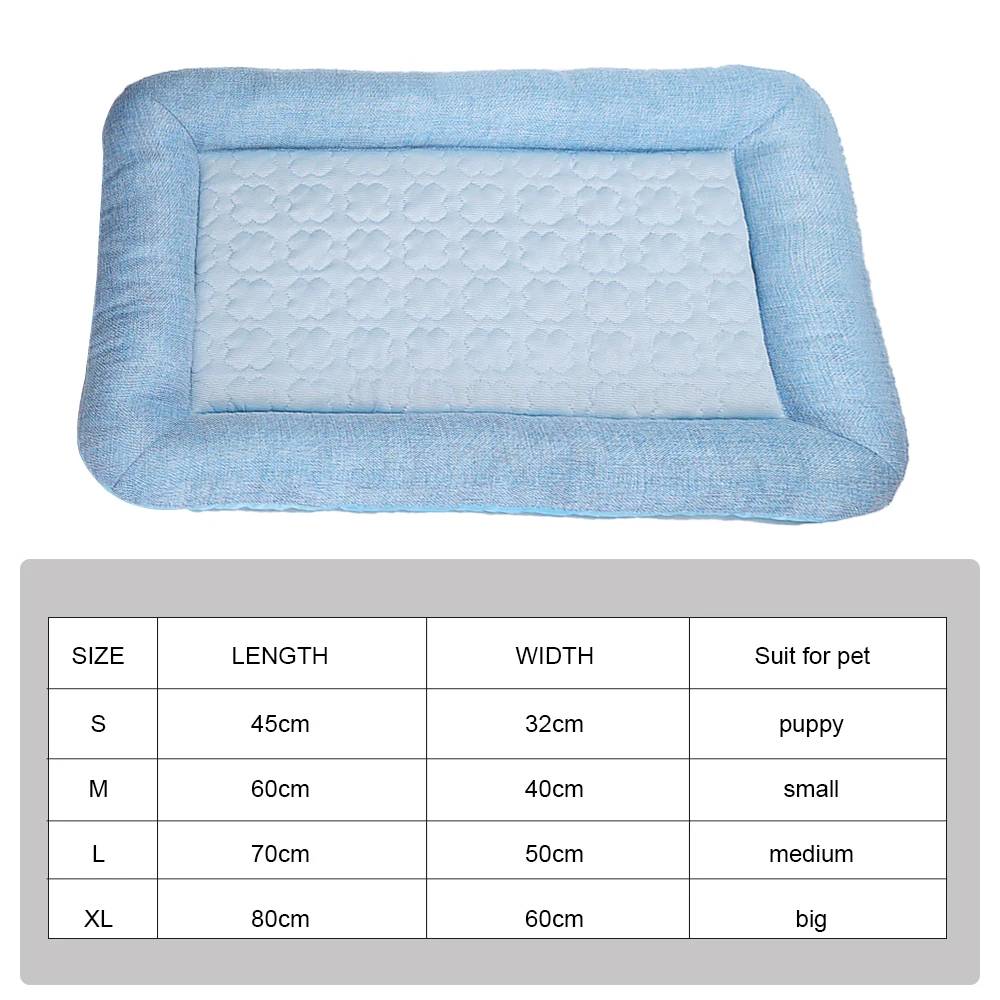 Охлаждающие летние с мягкой подкладкой коврики для собак кошек одеяло диван
