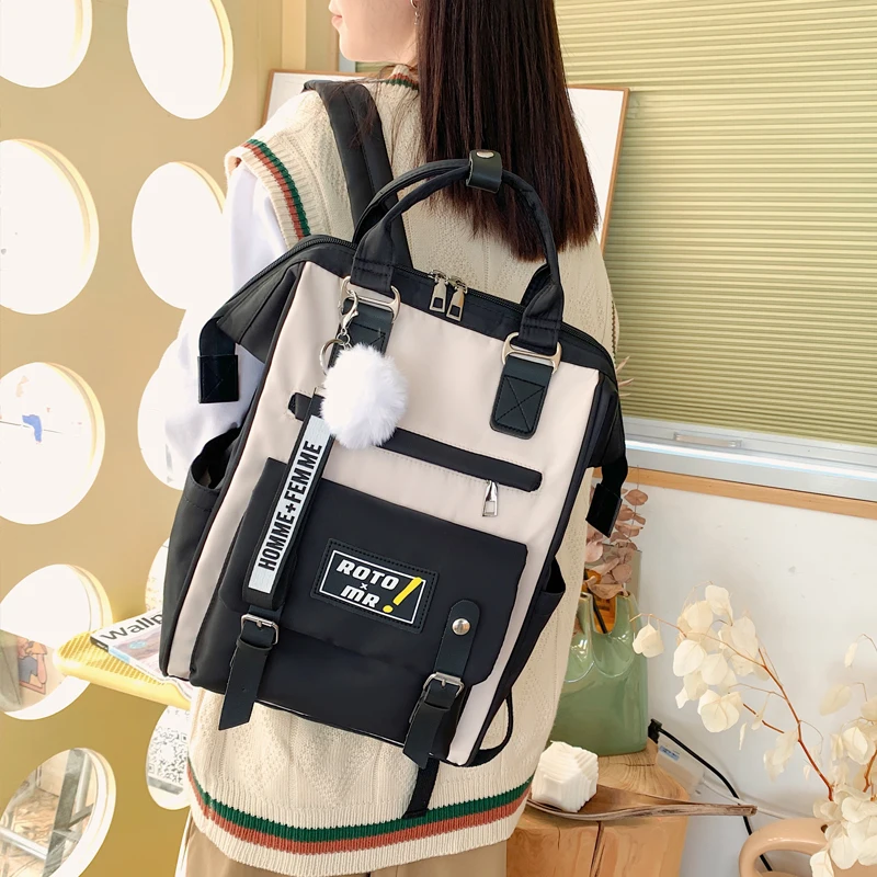 

kawaii Junior High School Bags for Teenage Girls Backpack Women Bookbags Lightweight Student Bag School Female Teen Schoobag