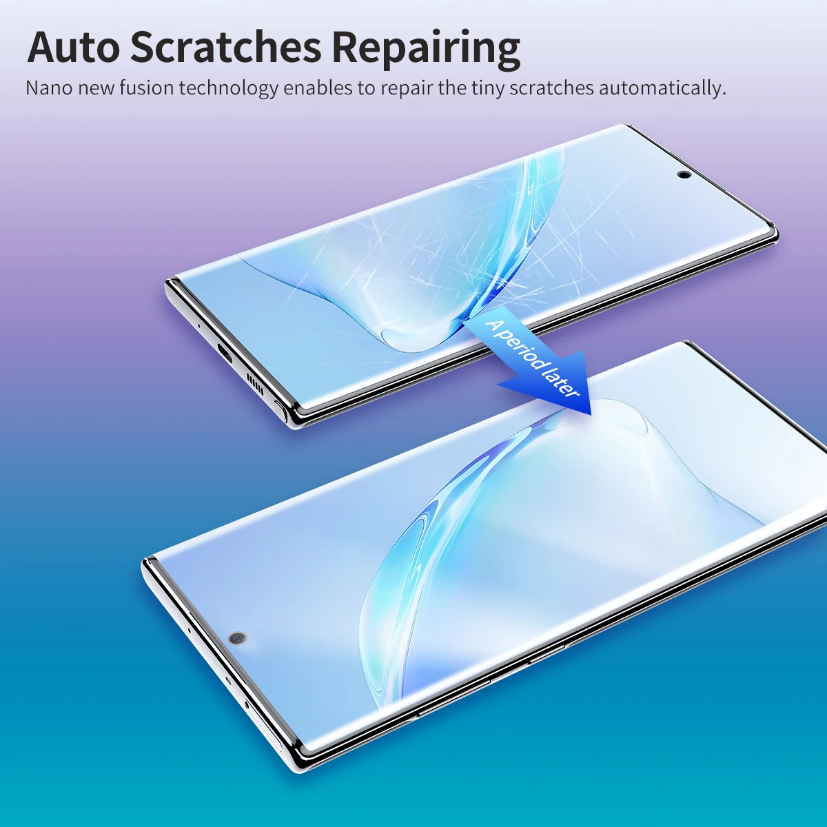 ROCK защита для экрана Гидрогелевая пленка для samsung Galaxy Note 10 pro Защитная мягкая полностью изогнутая гладкая тактильная пленка не стекло