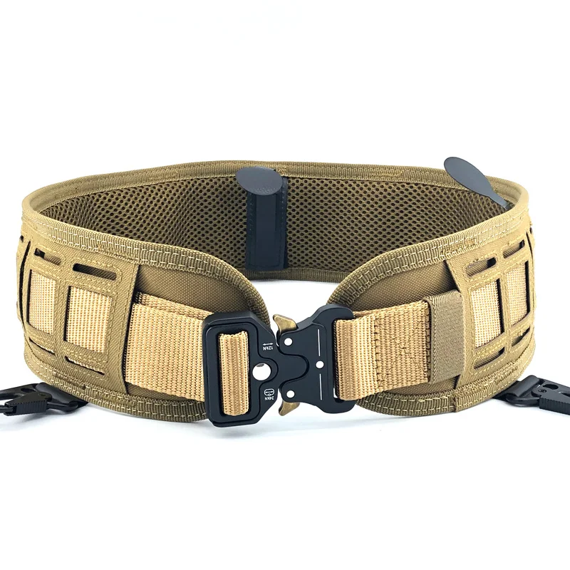 

Military Tactical Belt Army Airsoft Combat Molle Battle Belt Training Outdoor Hunting 1000d Nylon Soft Padded Waist Waistband