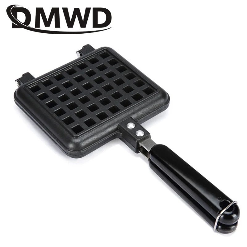 DMWD домашняя форма для торта вафель антипригарная пресс тарелка кухонный газовый