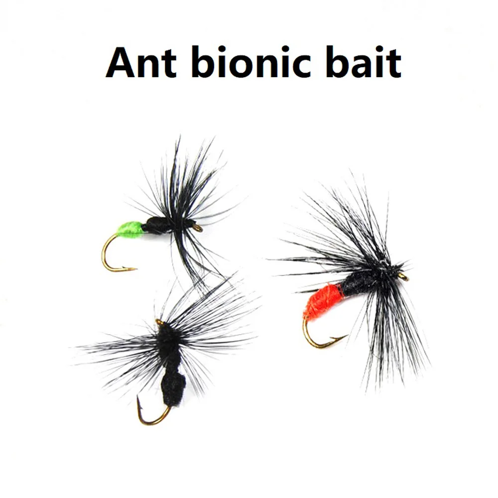 2-5 шт./лот приманки для ловли нахлыстом муравьиная приманка крючок длиной 15 мм