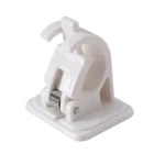 1 шт. стойка для удочки, пряжка, Белый Зажим-замок, стеллаж для хранения, крепление на стену, крючок-петля, удобное крепление на стену, для рыбалки