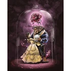 Алмазная картина сделай сам Disney, полноразмернаякруглая Алмазная вышивка Красавица и Чудовище, стразы, мозаичный Декор