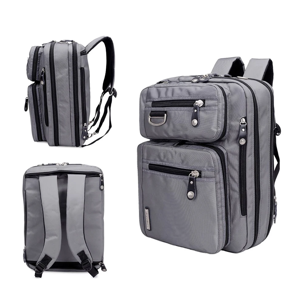 17 318 4 inches gaming laptop briefcase 3 in 1 multi purpose backpack business messenger shoulder bag handbag free global shipping