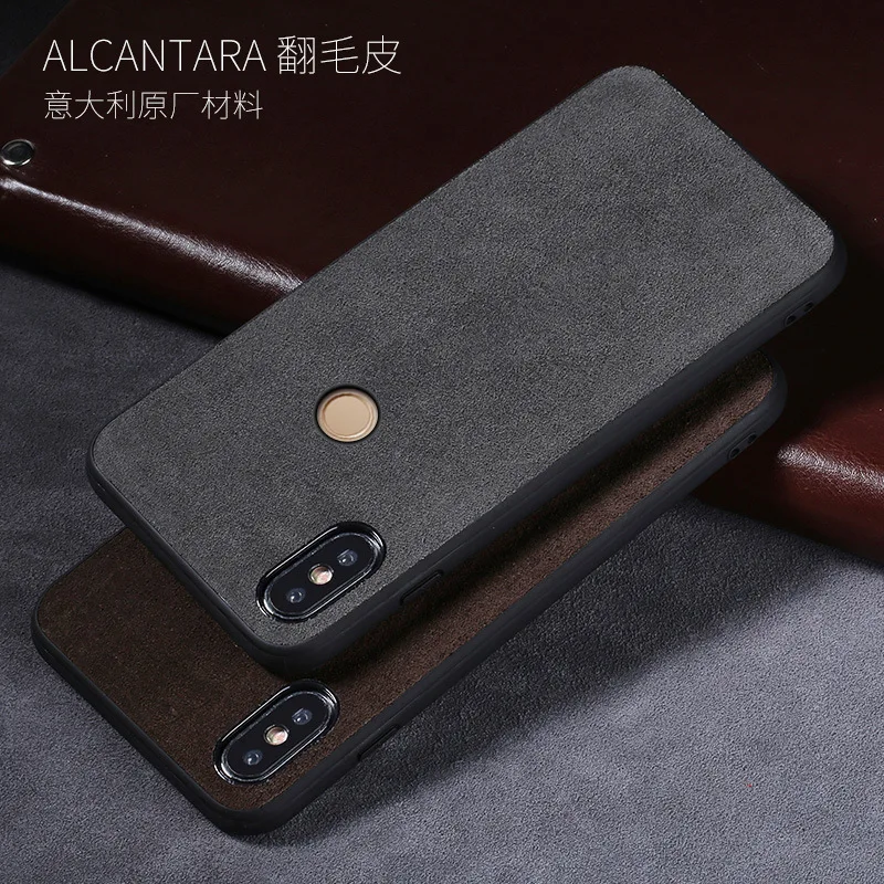 Оригинальный итальянский замшевый тканевый чехол для Xiaomi Mi 8 SE чехлы