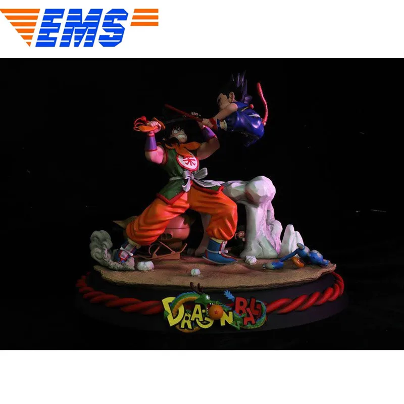 Статуя Dragon Ball детство сын Гоку VS ямча 1/6 GK полноразмерная портретная фигурка из