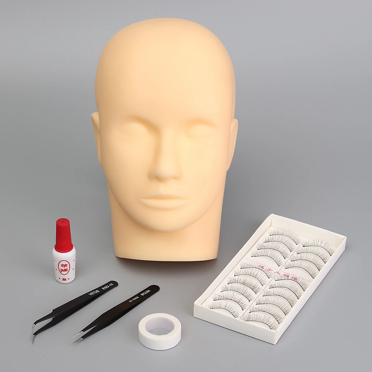 1 комплект профессиональный плоский манекен для лица тренировочный причесок