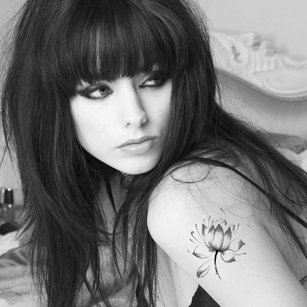 1 шт. водостойкие тату наклейки Лилия|Временные тату| |