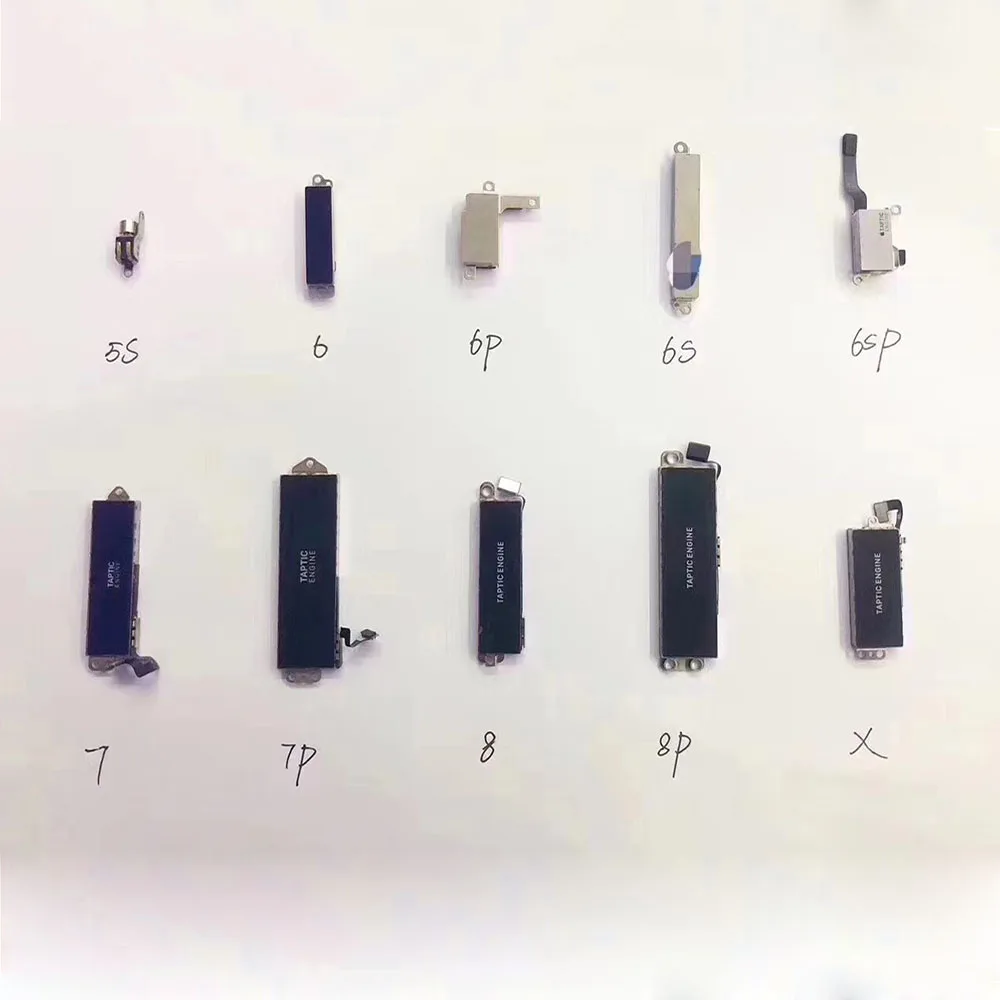 Для iPhone 5S 6G 6S 7G 8 Plus X XR XS max 11Pro мотор вибратор гибкие кабели Запасные части Вибрация
