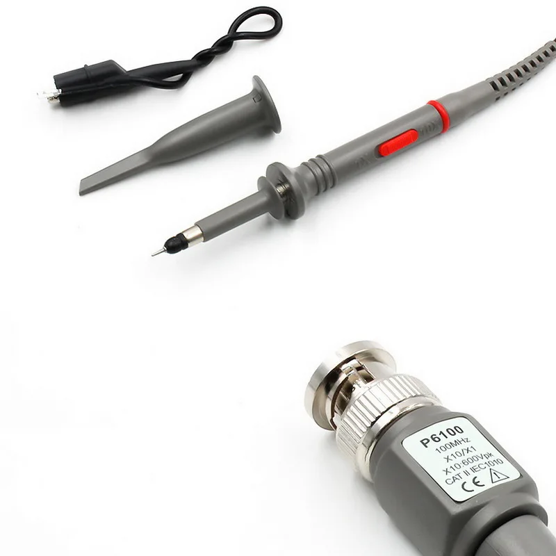 P4100 100MHz осциллограф область клип зонд Тестовые провода Высокая точность
