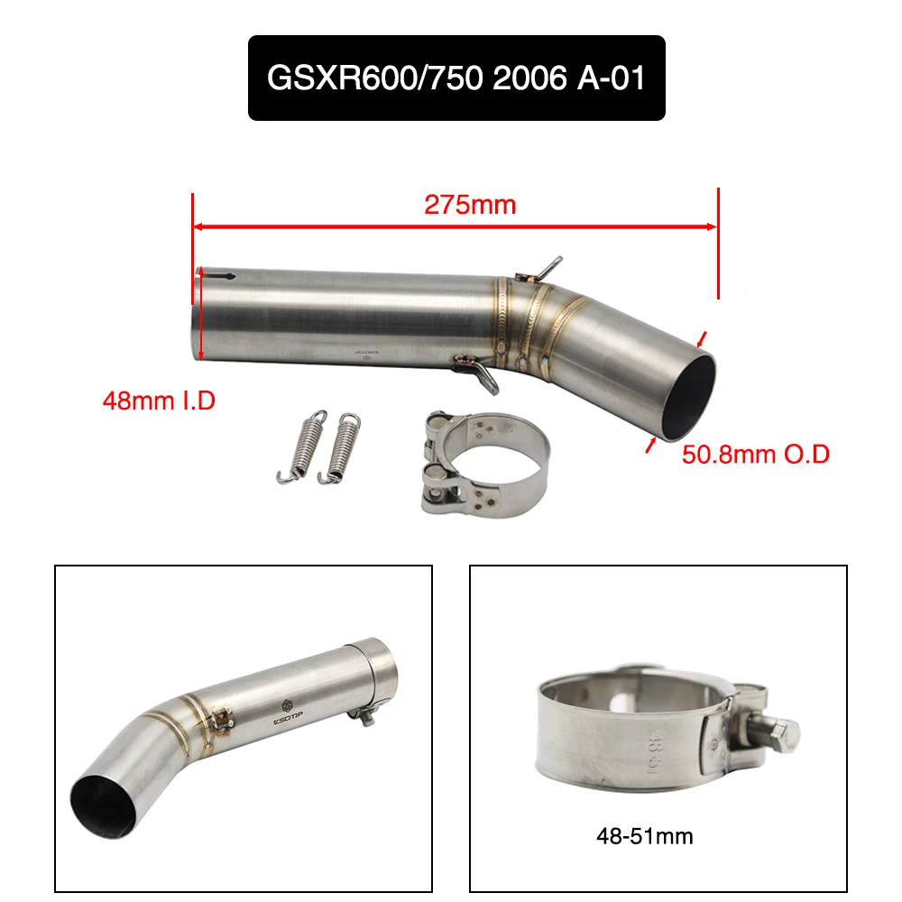 SCL Racing новая выхлопная труба для мотоцикла глушитель Средний Соединительный Suzuki