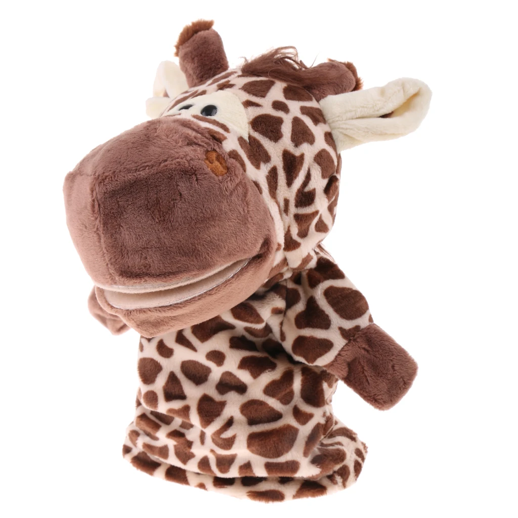 

9.45 Inch Soft Zoo Animals Hand Puppets Pretend Role Play Toys For Kids Children