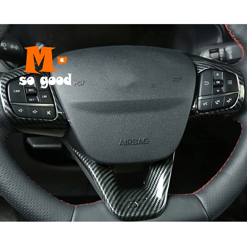 2019 для Ford Focus Автомобильная Кнопка рулевого колеса рамка наклейка крышка отделка