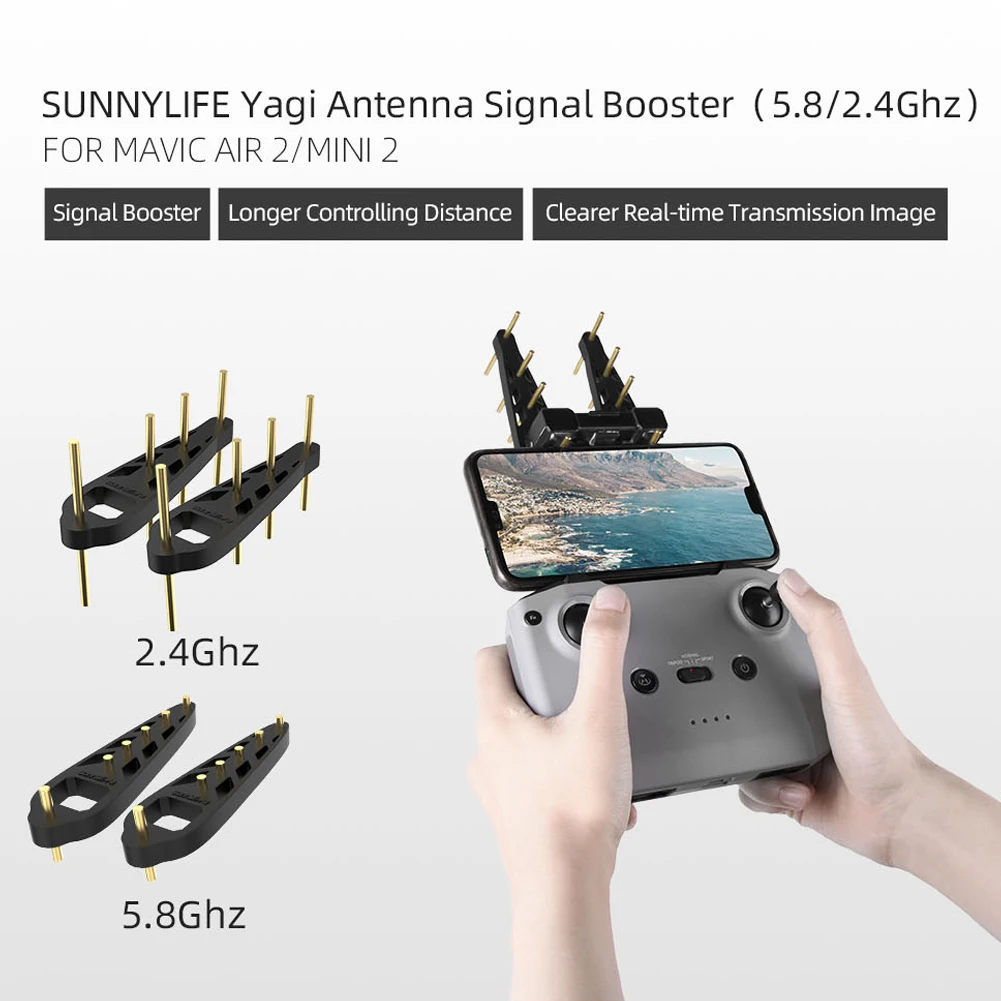 Антенный усилитель для DJI Mavic Air 2 Mini Пульт дистанционного управления Антенна Yagi