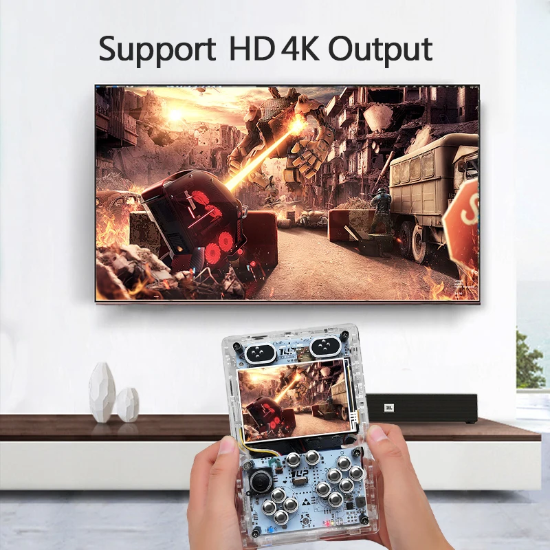 Портативные игровые консоли pi boy Raspberry 3B 3 5 дюйма 10000 встроенных игр | Электроника