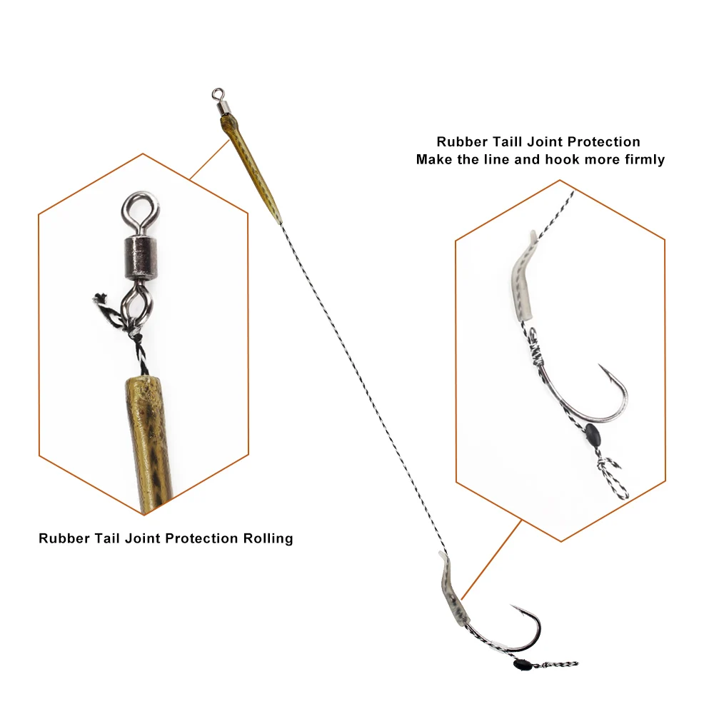 FTK 6 шт./упак. рыболовный крючок для ловли карпа предназначенный большого размер 2