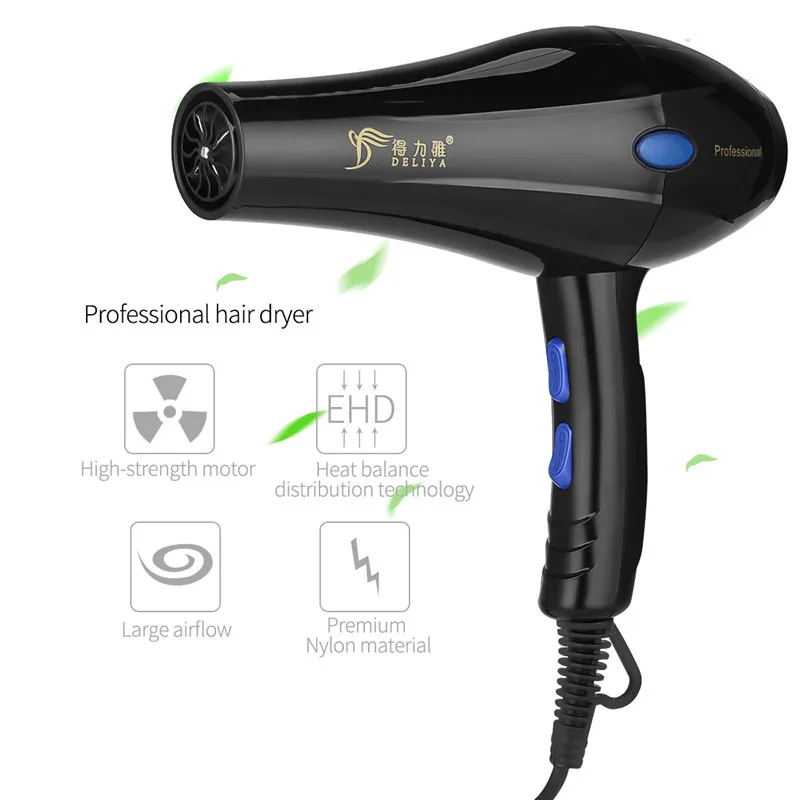 Профессиональный фен для волос 2200 Вт анион синий светильник с ароматом салона