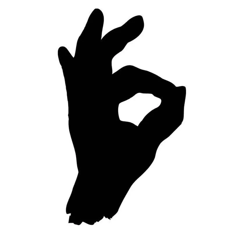 

Модные автомобильные наклейки OK Hand, наклейки для мотоцикла, водонепроницаемые, с защитой от УФ-излучения, декоративные наклейки на окна авт...