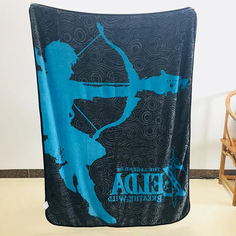 118x152cm Link Zelda аниме одеяло плюшевое бархатное теплое украшение мягкая кровать для дома плед для дивана s подарки для взрослых Новинка - Цвет: 118x152cm