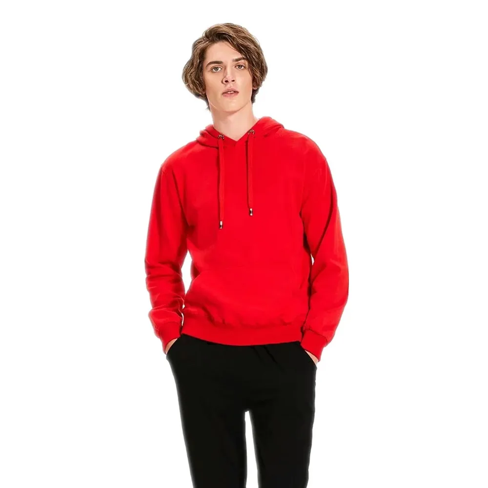 

2021 Spring luxury brand New hoodie men clothing Men solid color basic sweatshirts quality jogger pullovers With Kangaroo Pocket