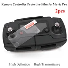 Защитная пленка для DJI 2pcs, защитная пленка для DJI Mavic Promavic 2 promavic 2 zoom, пульт дистанционного управления, аксессуары, пленка