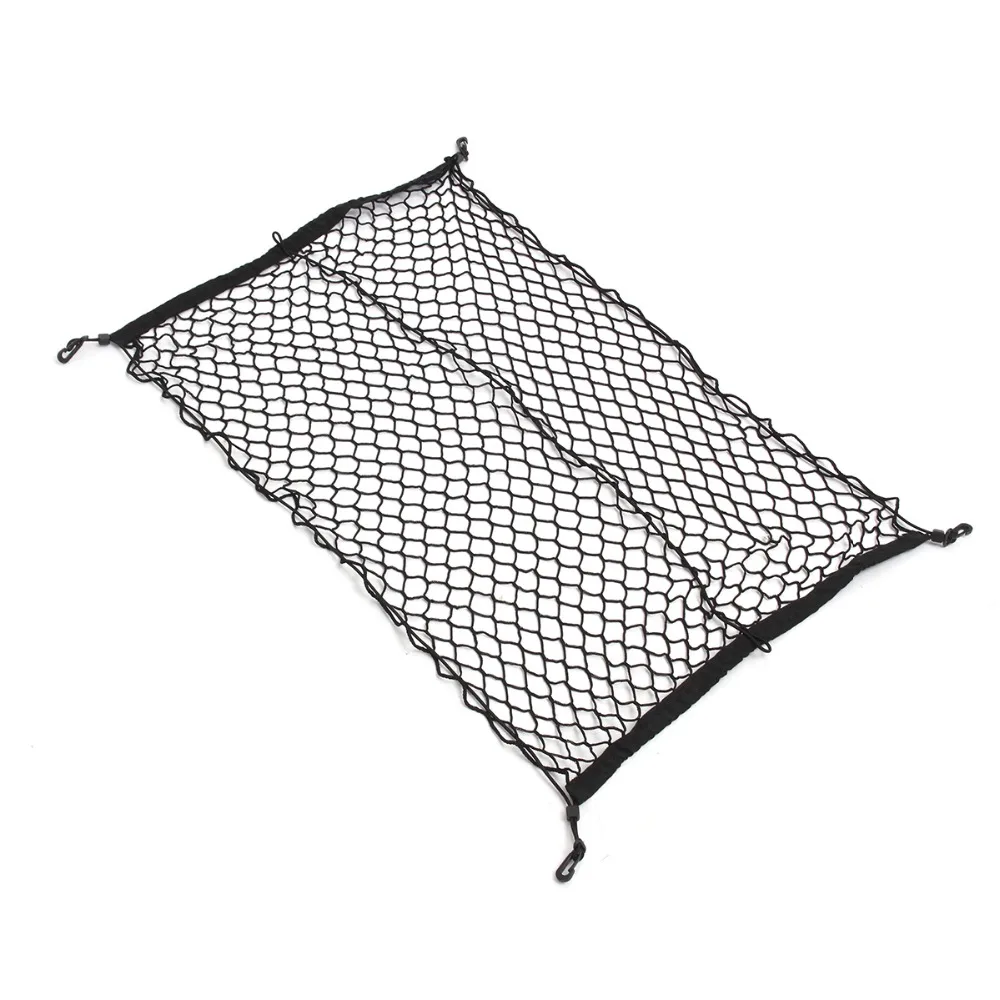 

100 x 70cm Black Nylon Car Trunk Net Luggage Storage Organizer Bag Rear Tail Mesh Network Pockets Luggage Holders
