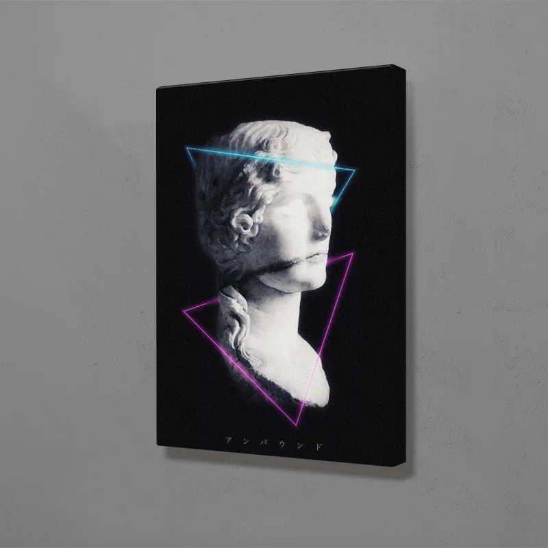Retrowave 80s vaporwave Картина Настенная живопись холст для гостиной спальни кабинет