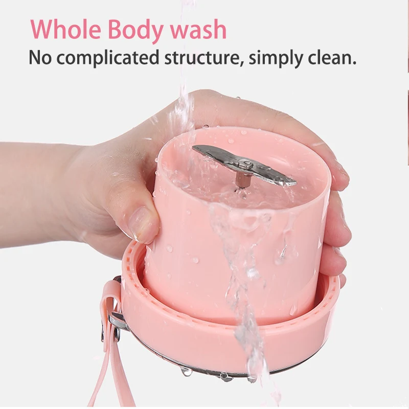 

Fruit Cup Small Blenders Portable Juicer Mixer Home Kitchen Mini Food Processor 400ML USB Charging 45 Seconds Quick Juicing