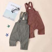 baby boy solid denim overalls child jean bib pants infant jumpsuit childrens clothing kids overalls autumn girls outfits