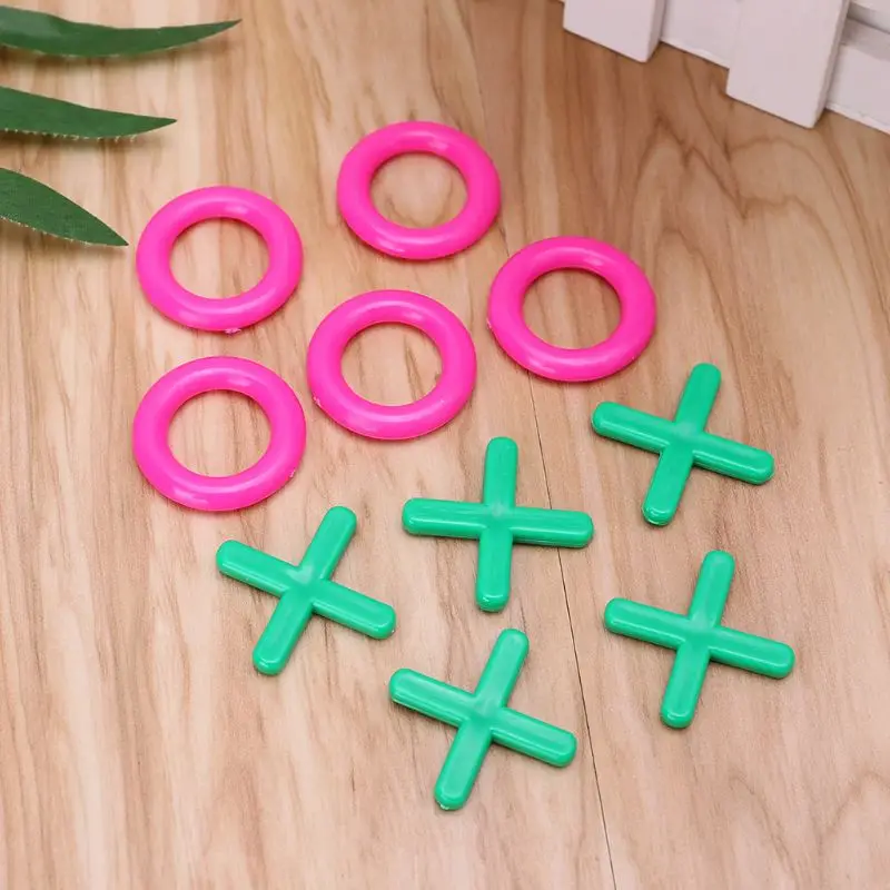 Пластиковый пластиковый O X Tic Tac Toe Шахматный набор игрушек Детский мозговой тизер