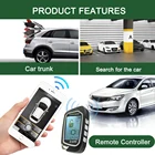 2 варианта PKE система входа без ключа замка автомобильной двери сигнализации Системы дистанционного запуска двигателя комплект для детей с помощью приложения на телефоне Bluetooth Дисплей к шокувибрации