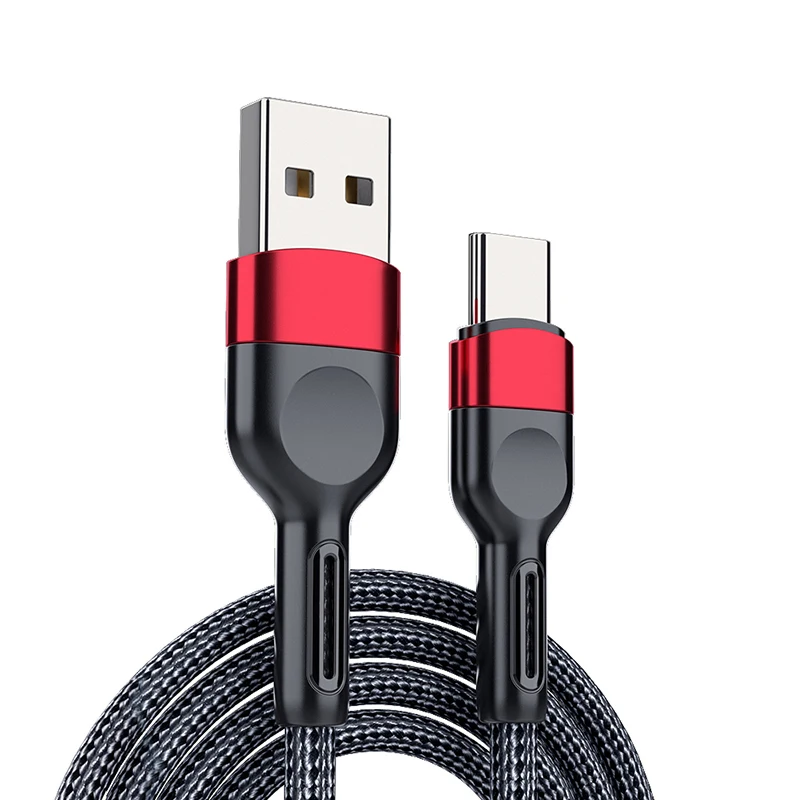 

Mobile Phone Charging Cable 5A Fast Charging Braided Data Cable For Huawei P30 P20 Xiaomi Mi 11 USB C Cable Type-C Charger Micro