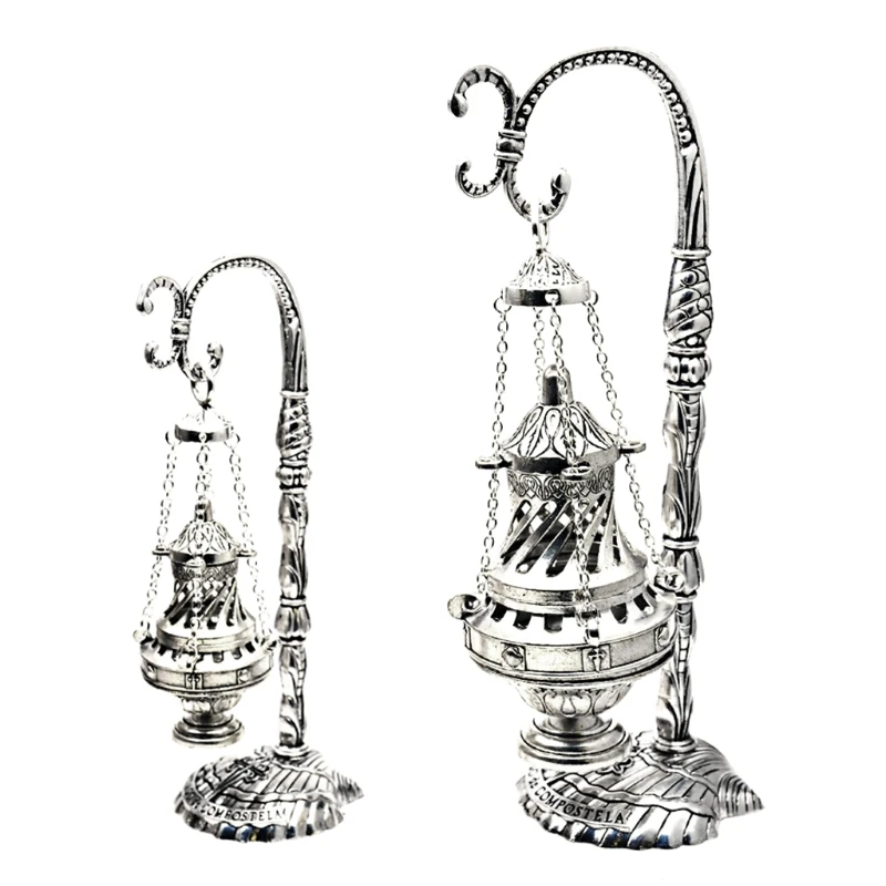 

Античная резная курильница для благовоний, крест, украшение для церкви, часовни, молитва, товары для религиозного поклонения дома