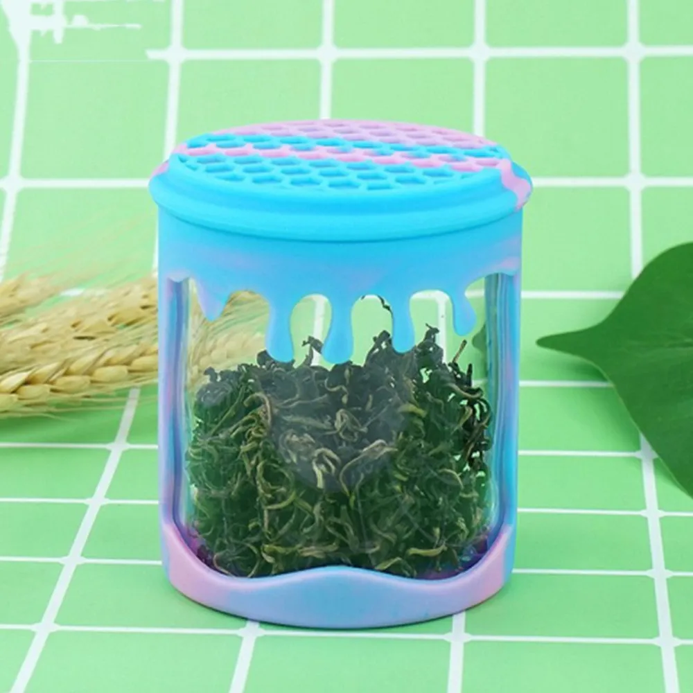 Стеклянная прозрачная банка с антипригарным силиконовым покрытием 100 мл | Дом и