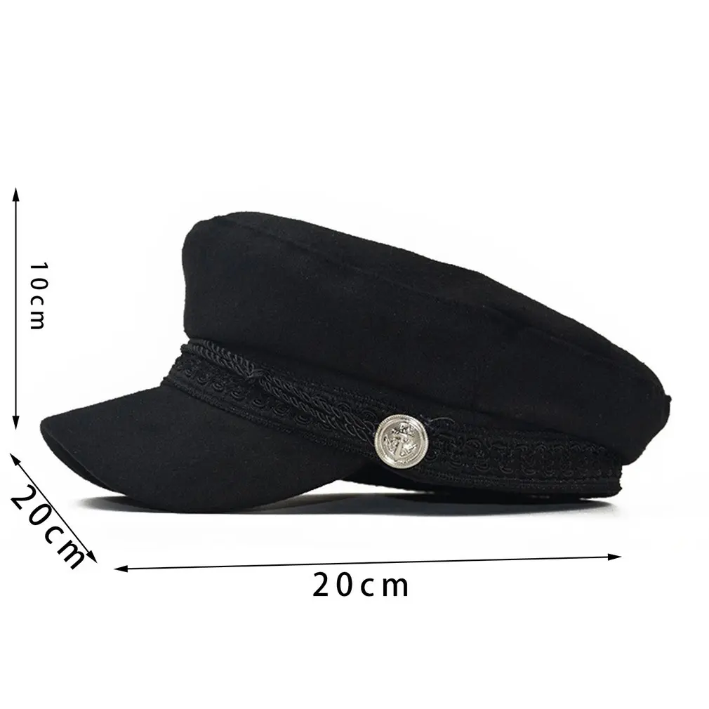 Женские зимние шапки в стиле милитари винтажные хлопковые шерстяные береты