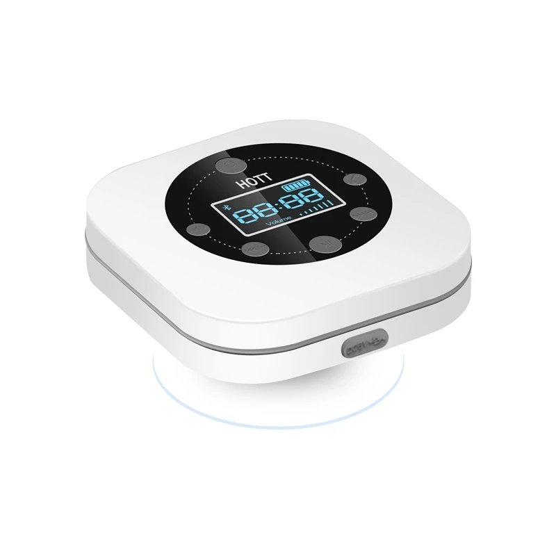 HOTT S603 Mini Portable Waterproof Wireless Bluetooth Speaker Hands-Free FM Radio for Bathroom White | Электроника