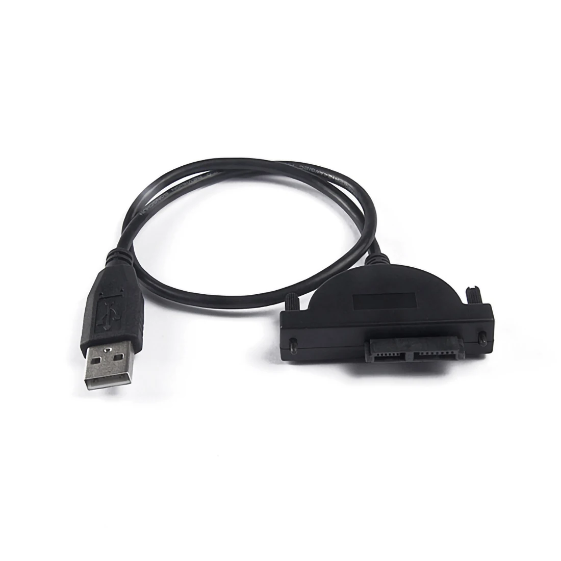 

Преобразователь оптического привода USB 2,0 на Mini Sata 7 + 6P, 13-контактный адаптер для 2,5-дюймового жесткого диска, SSD, ноутбука, CD/DVD ROM