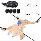 Секс-товары ограничитель кровать флирт фиксаторы для взрослых игры БДСМ набор бондажа наручники манжеты на лодыжку фетиш