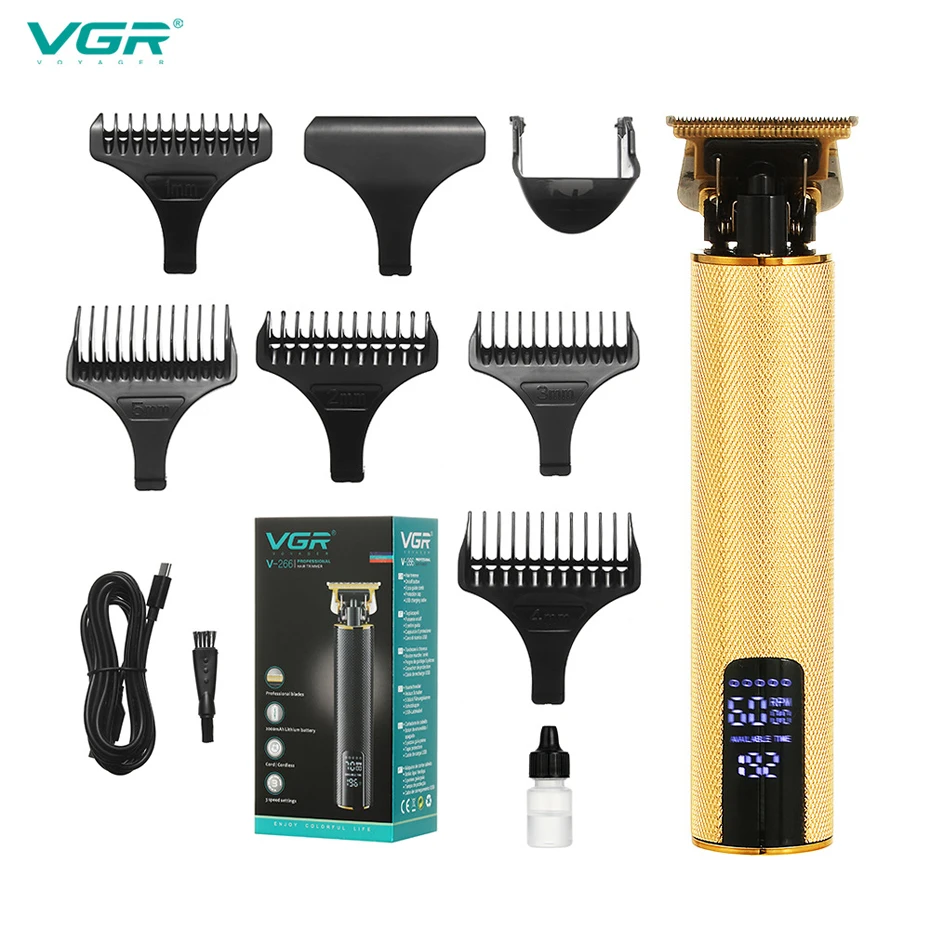 

VGR V-266 Electric Hair Clipper For Men Professional Electric Shaver Beard Rechargeable Hair Cutting Machine For Men Hair Cutter