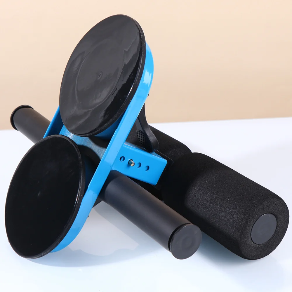 

1PC Household Fitness Equipment Suction Cup Double Bar Sit-up Assist Device Abdominal Trainer for Home Exercise Sports (Black)