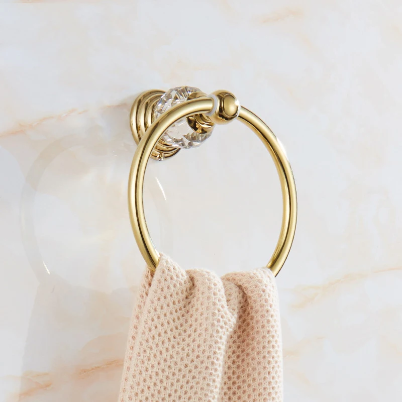 Полотенце для рук настенное крепление круглое кольцо держатель банных полотенец