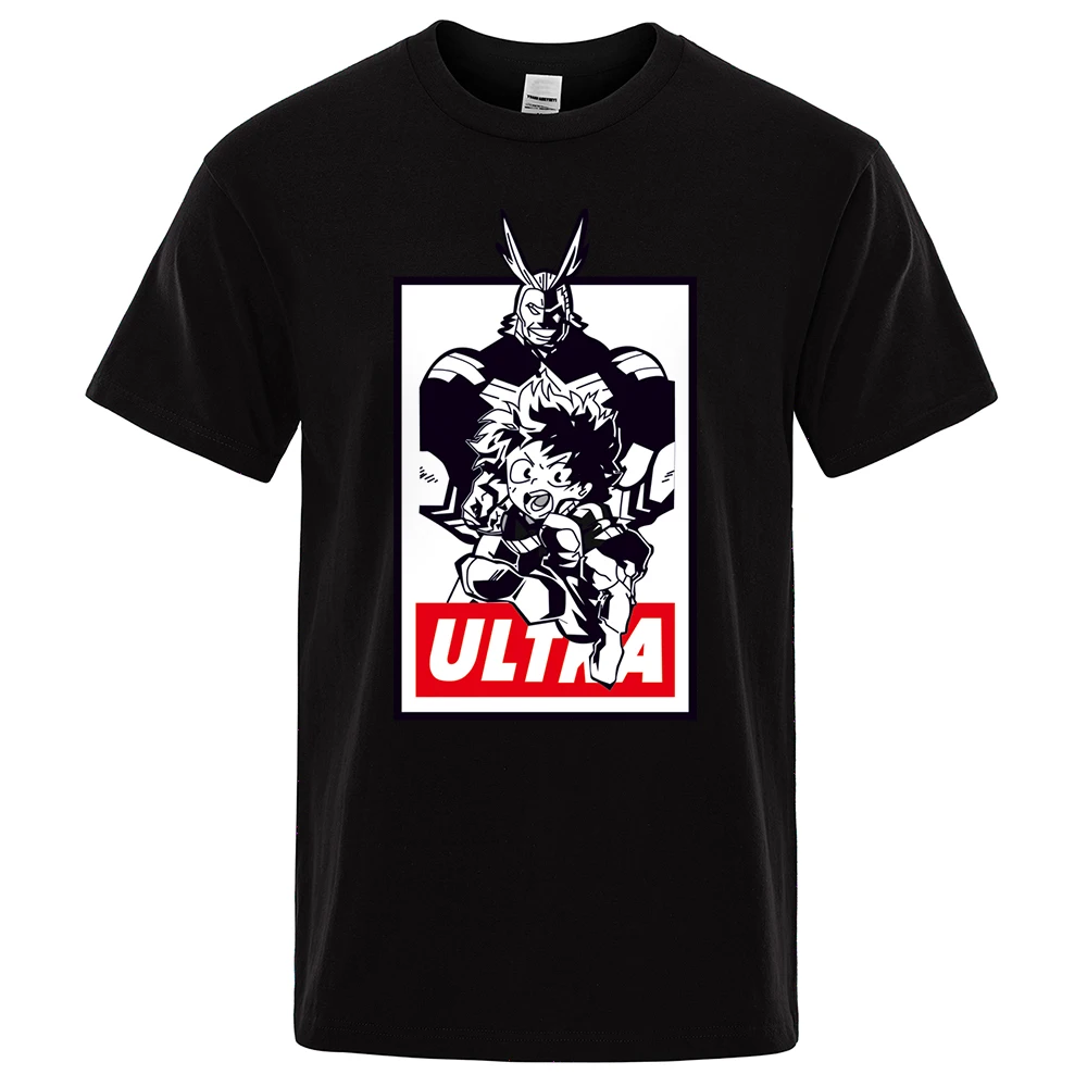 

Футболка с надписью «Моя геройская Академия» All Might Midoriya Izuku, мужские футболки из аниме боку без героев, Летние повседневные топы, Мужская фут...