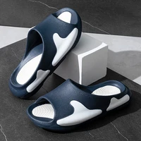 new summer outdoor slippers men high quality eva soft indoor bathroom flip flops mens shoes non slip casual sandals size 46