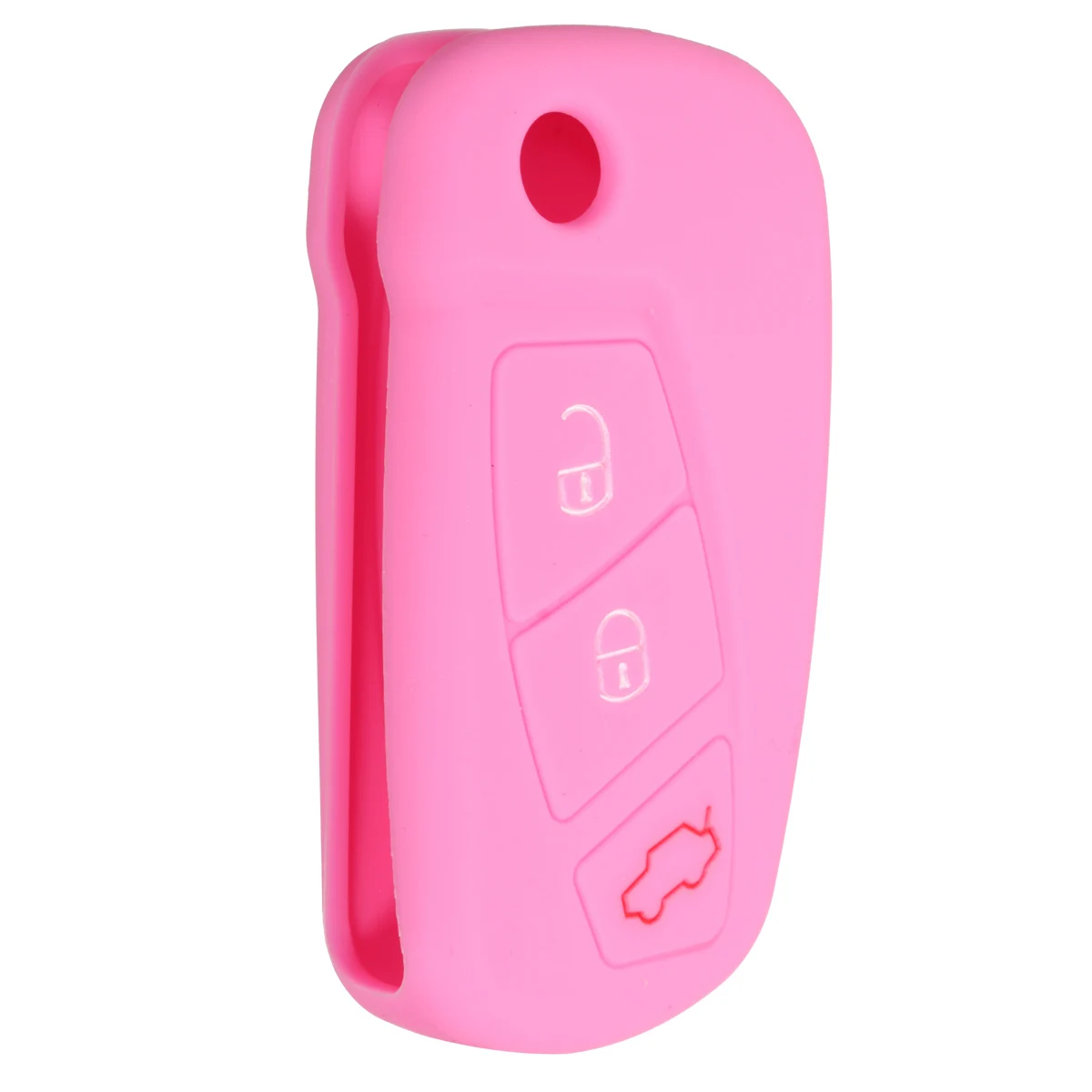 16 цветов силиконовый 3 кнопочный дистанционный флип чехол для ключей Fob защитный