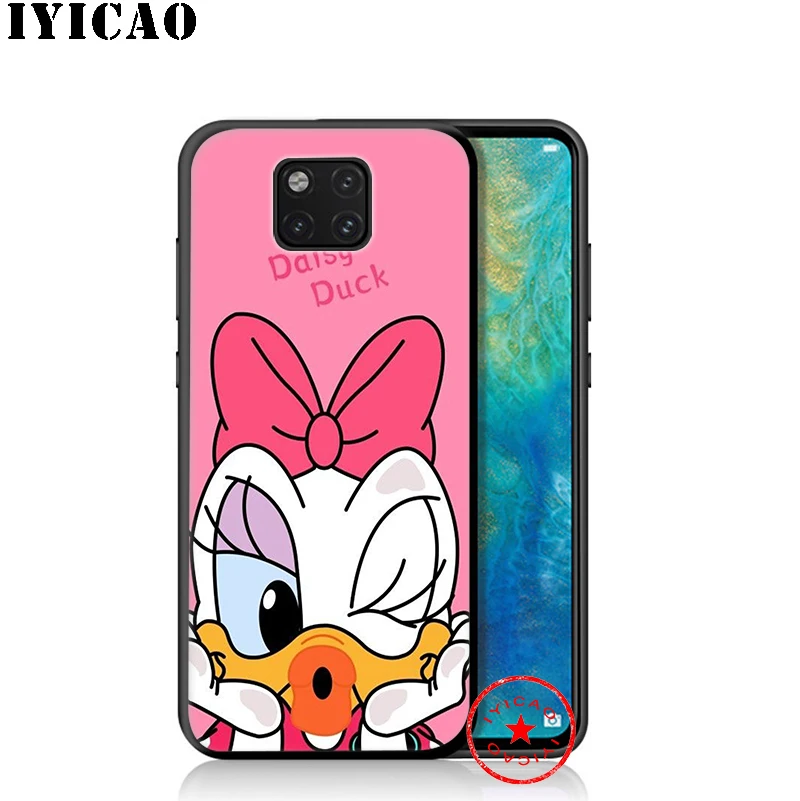 IYICAO Дональд Дак милый мягкий чехол для huawei P30 P20 P10 P9 P8 2017 2016 2015 P Smart Z Plus 2019 mate 20 10 Lite