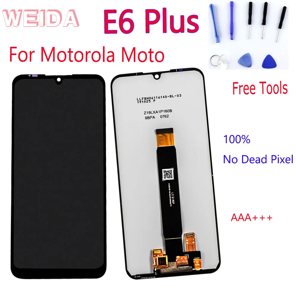 ЖК дисплей AAA + 6 1 &quotдля Motorola Moto E6 Plus PAGA0004 сенсорный экран дигитайзер в сборе для moto